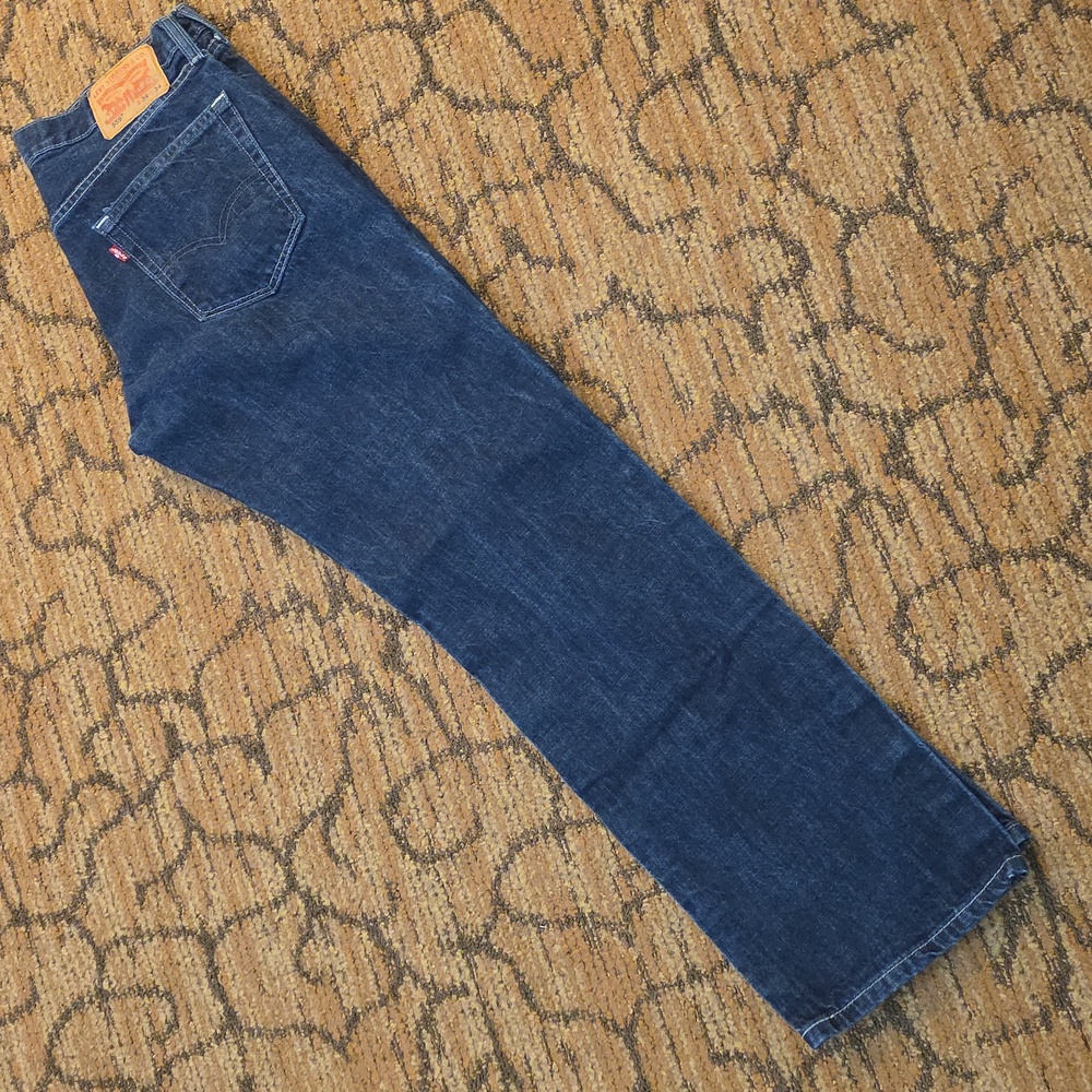 Levi Strauss 559 Jeans Size 34X34 Dark Blue - Picture 12 of 12
